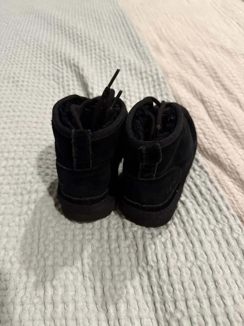 UGG Kids Neumel II Black Suede Chukka Boots (Size 13 Kids)